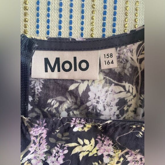 MOLO Cybille Tank  Dress Floral sleeveless Organic cotton  SZ 158/164(13-14) - Picture 4 of 16
